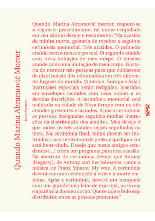QUANDO MARINA ABRAMOVIC MORRER