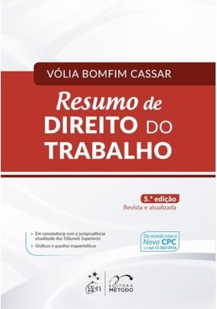 RESUMO DE DIREITO DO TRABALHO