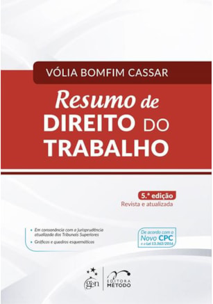 RESUMO DE DIREITO DO TRABALHO