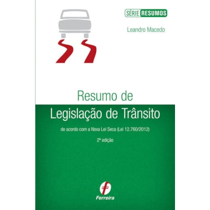 Resumo De Legislação De Trânsito
