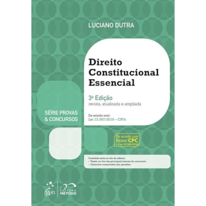 SÉRIE PROVAS & CONCURSOS - DIREITO CONSTITUCIONAL ESSENCIAL