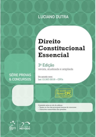 SÉRIE PROVAS & CONCURSOS - DIREITO CONSTITUCIONAL ESSENCIAL