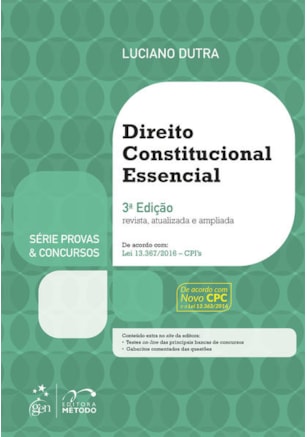 SÉRIE PROVAS & CONCURSOS - DIREITO CONSTITUCIONAL ESSENCIAL