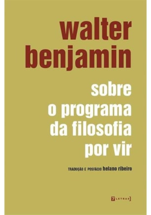 SOBRE O PROGRAMA DA FILOSOFIA POR VIR