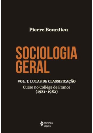 SOCIOLOGIA GERAL VOL. 1