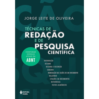 TÉCNICAS DE REDAÇÃO E DE PESQUISA CIENTÍFICA