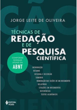 TÉCNICAS DE REDAÇÃO E DE PESQUISA CIENTÍFICA