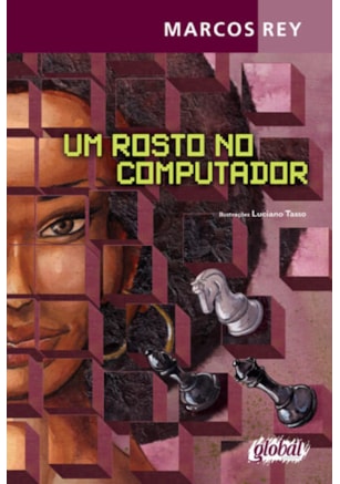 Um rosto no computador