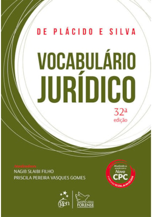VOCABULÁRIO JURÍDICO
